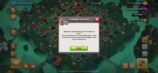 Acheter compte clash of clans