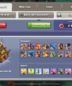 Acheter compte clash of clans