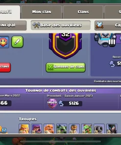 Acheter compte clash of clans